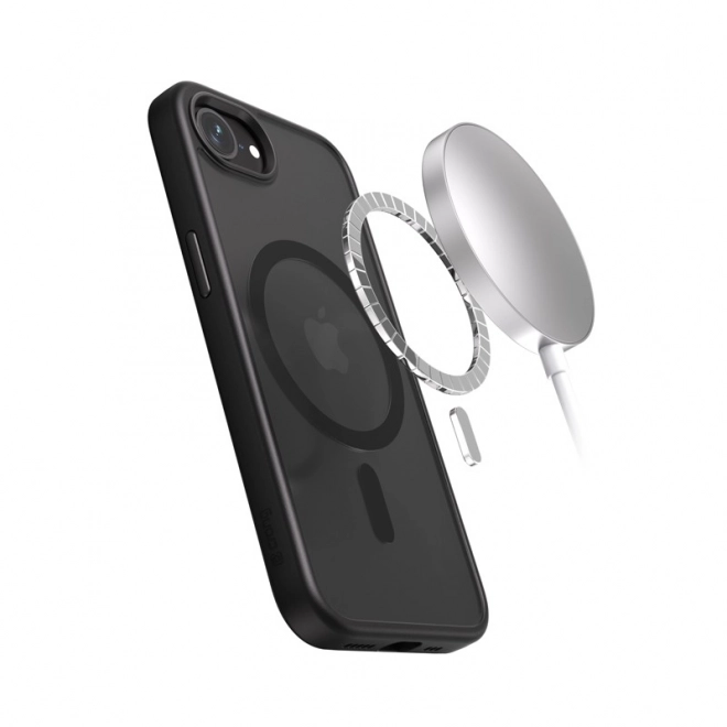 Hybrid Frost Mag Cover tok iPhone 16e MagSafe fekete