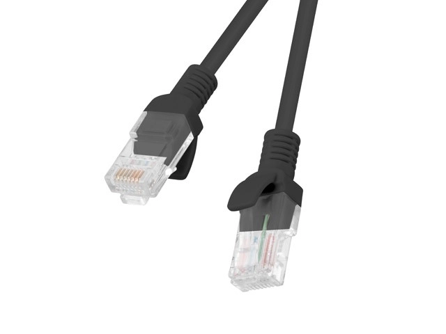 Patchcord kategória 6 - 1 méter fekete