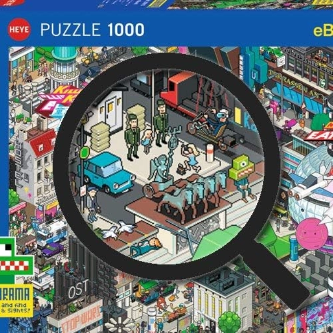 Heye puzzle pixorama: berlini keresés 1000 darabos