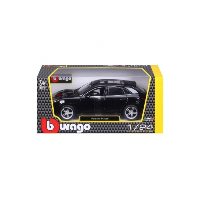 Porsche Macan fekete modell 1:24 Bburago