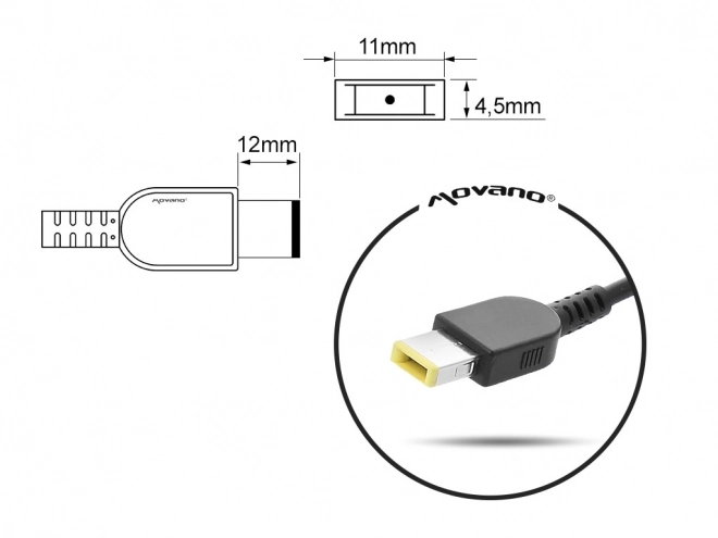 Lenovo 45W laptop töltő és tápegység