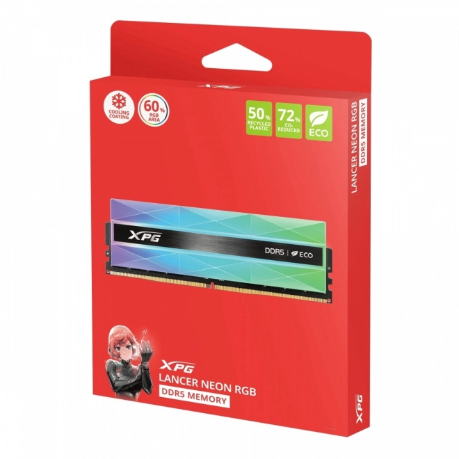 XPG lancer neon rgb memória DDR5 32GB