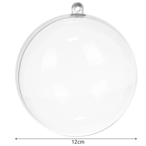 Átlátszó akril gömb készlet 12 cm