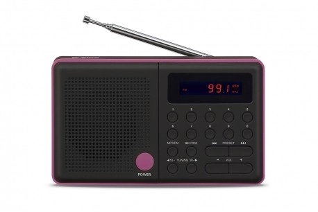 Radio Pliszka USB FM fekete