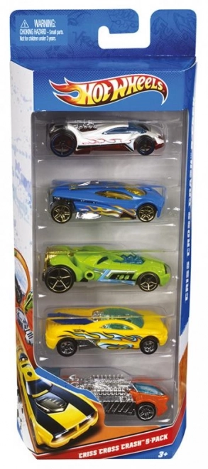 Hot Wheels járművek 5 darabos szett