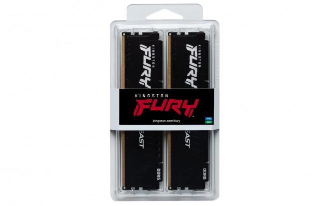 Fury Beast DDR5 32GB memória (2x16GB) 5600MHz CL36 fekete EXPO kompatibilis