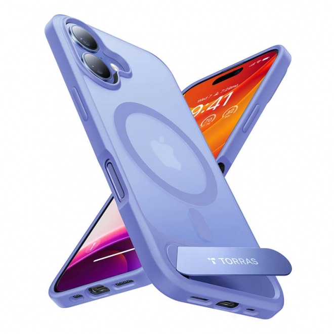 Torras Pstand Series mágneses telefontok iPhone 16-hoz kék