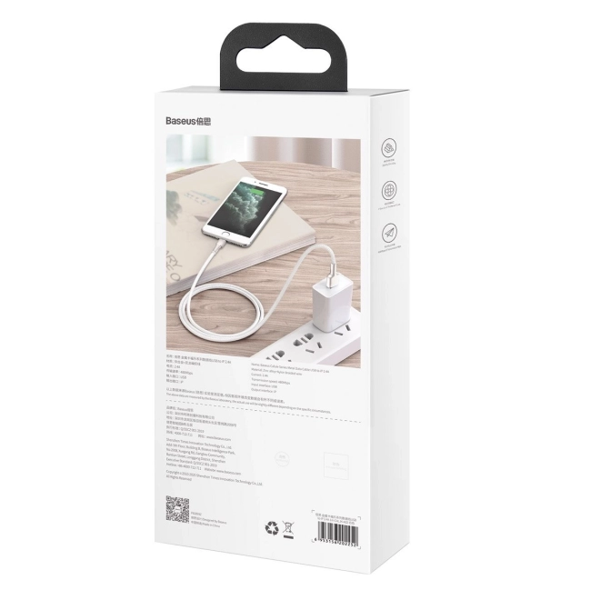 Baseus Cafule usb kábel Lightning csatlakozóval