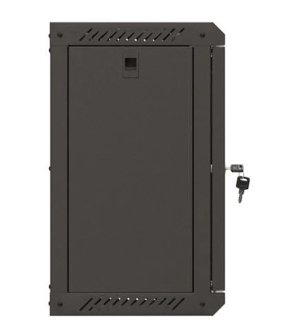 Fali rack szekrény 9U 300x300 fekete