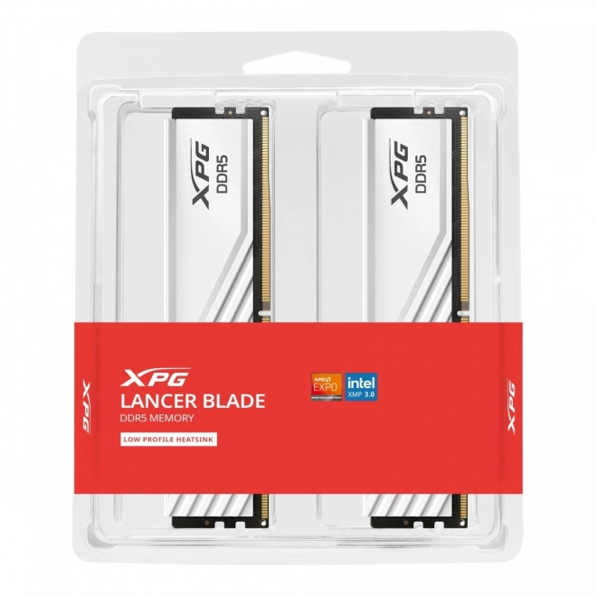 XPG lancer blade ddr5 memória 6000mhz 32gb készlet fehér