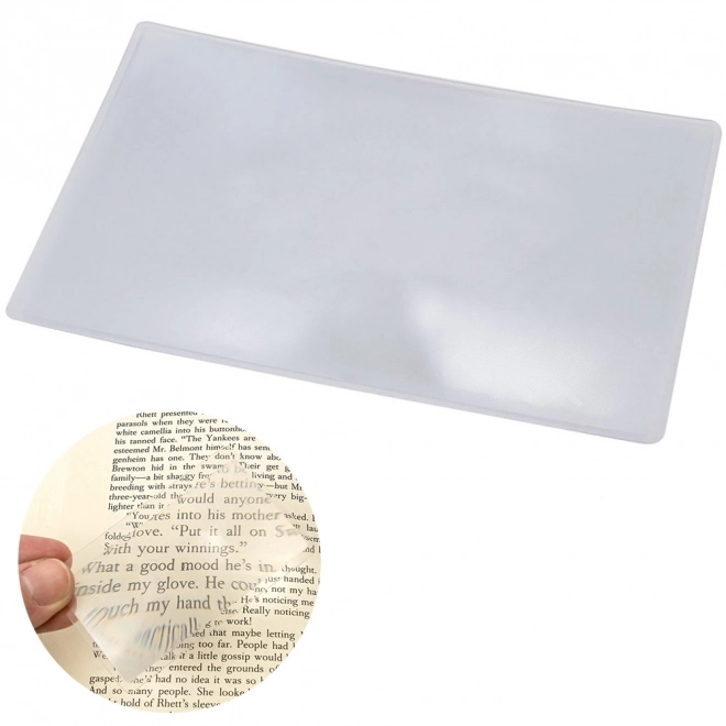Olvasó nagyító fresnel lencsével