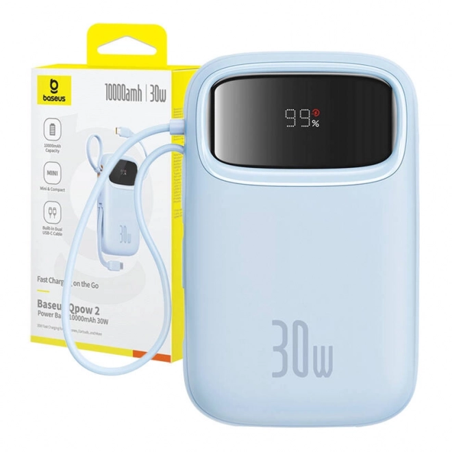 Baseus QPow 2 powerbank 10000 mAh kék