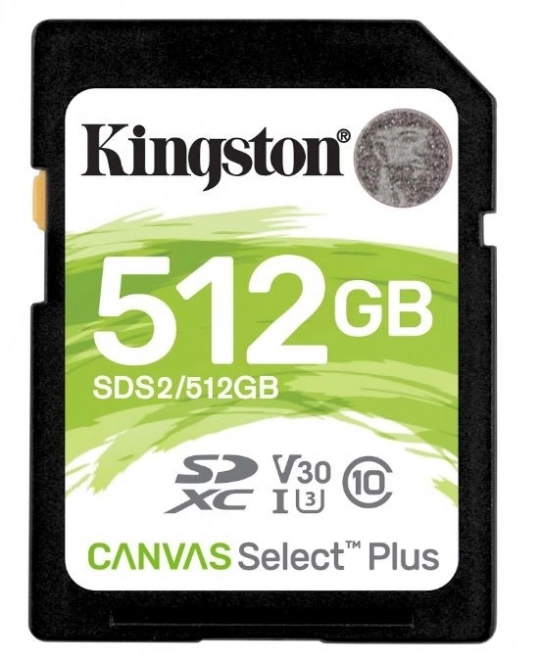 Kingston Canvas Select Plus 512GB SD Kártya