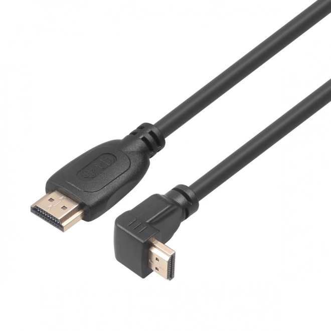 Aranyozott HDMI kábel 2.0 verzió, 1.8 m szögletes