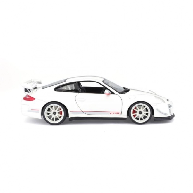 Fehér Porsche 911 GT3 RS kisautó 1:18 méretarányban