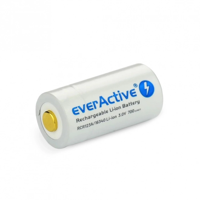 EverActive újratölthető 16340 Li-ion akkumulátor 3V 700 mAh micro USB