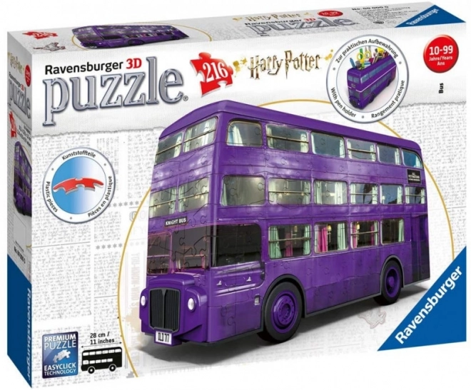 Harry Potter 3D Puzzle - Bűbájos Lovag Busz