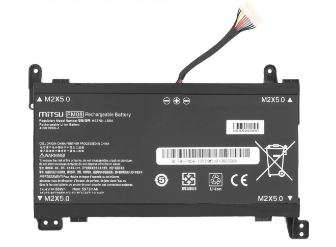 Akkumulátor HP Omen 17 laptophoz 86 Wh