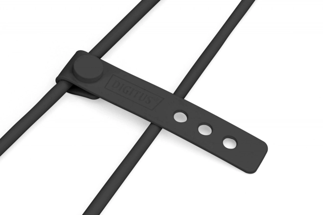Silikon USB-C kábel, 2m, fekete