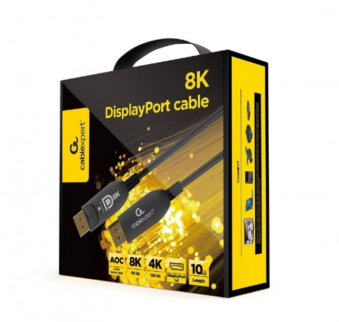 8K kijelzőport AOC prémium kábel 10m
