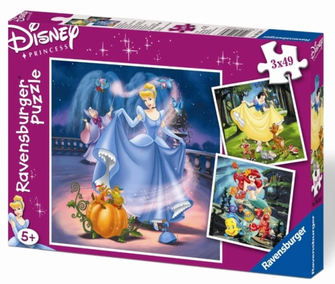 Ravensburger Disney hercegnős puzzle - Hófehérke, Hamupipőke és Ariel