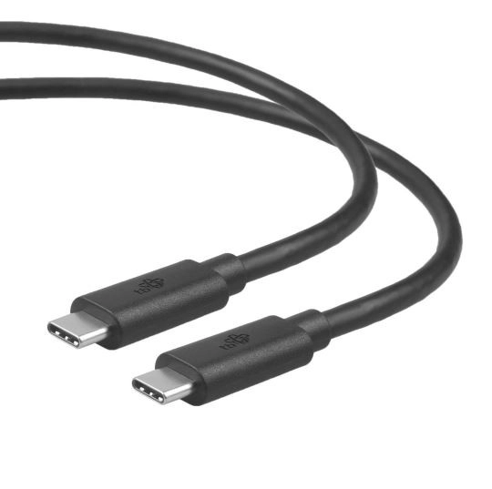 Fekete USB C-USB C kábel 1m 100W 5Gbps