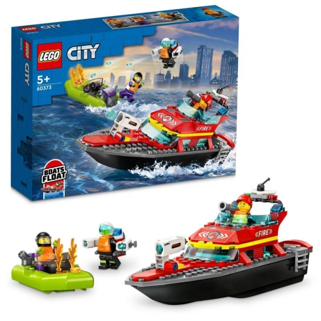 Lego city tűzoltóhajó