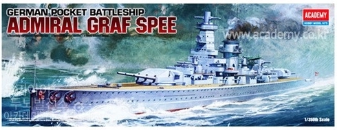 Admiral Graf Spee csatahajó modell