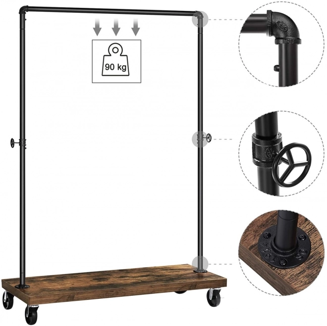 LOFT vízelvezető fogas kerekeken