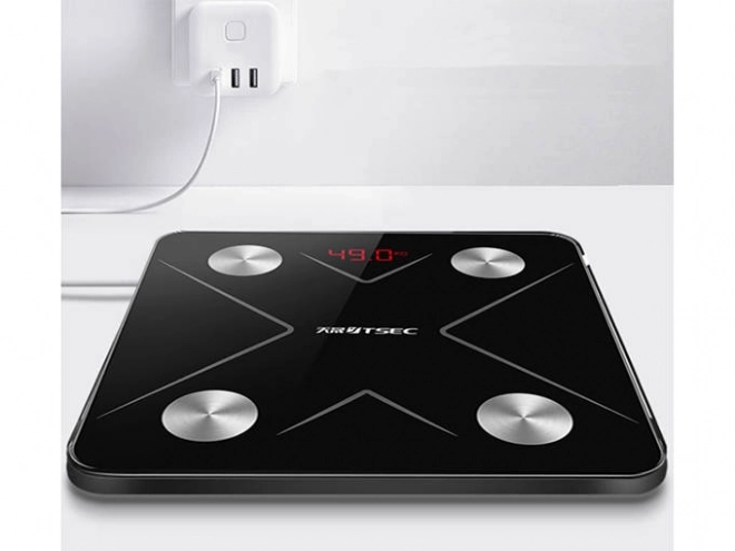 Intelligens fürdőszobai mérleg Bluetooth funkcióval