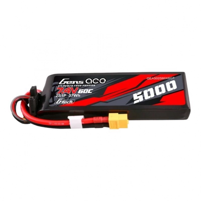 Gens Ace g-tech 5000mah 7,4v 60c 2s1p lipo akkumulátor xt60 csatlakozóval