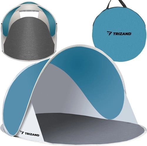 Felugró strandsátor 145 × 100 × 70 cm – türkiz-fehér