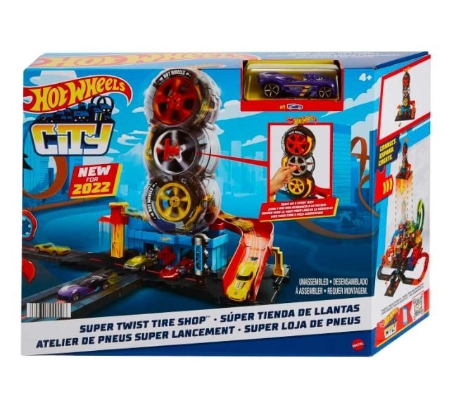 Hot Wheels Városi csavart gumiműhely