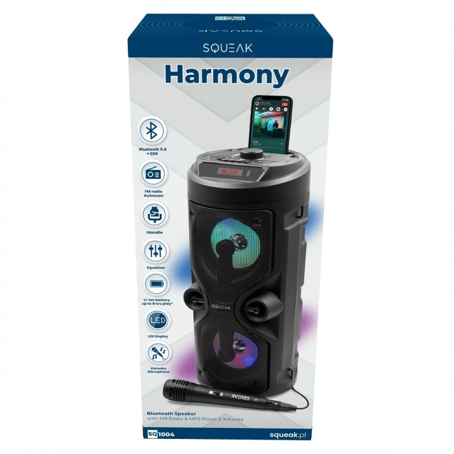 Bluetooth hangszóró Harmony karaoke funkcióval