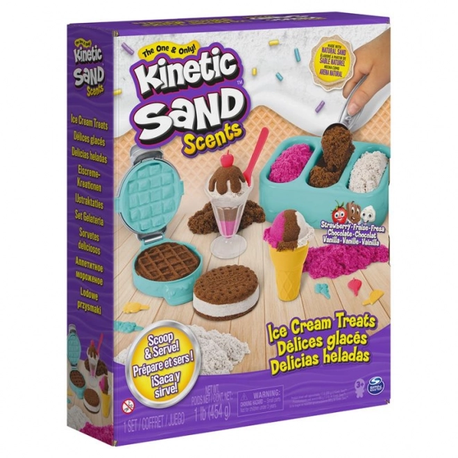 Illatos Kinetic Sand Fagylalt Készlet