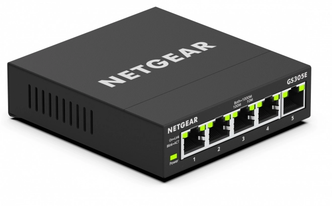 Smart zarządzaló Kapcsoló NETGEAR GS305E 5 Porttal