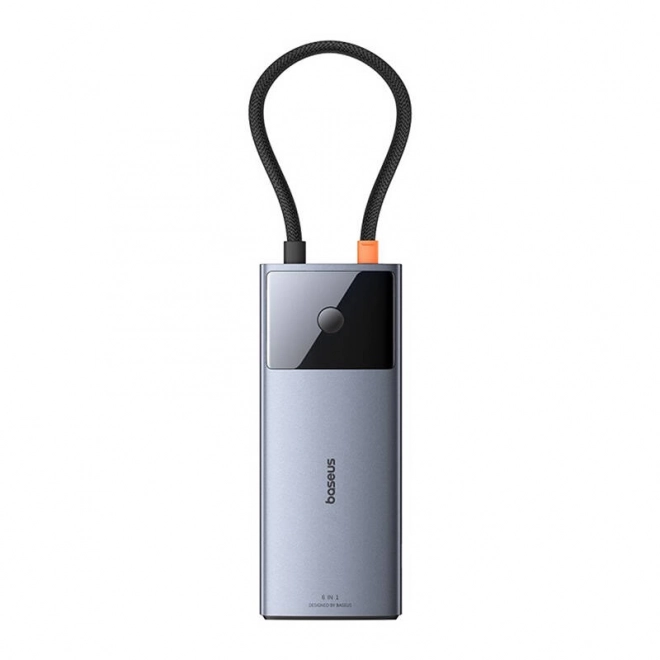 Baseus Metal Gleam 6 az 1-ben elosztó USB-C-hez