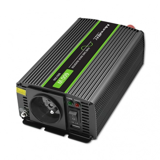 Qoltec Tiszta Színusz 300W/600W Feszültségátalakító