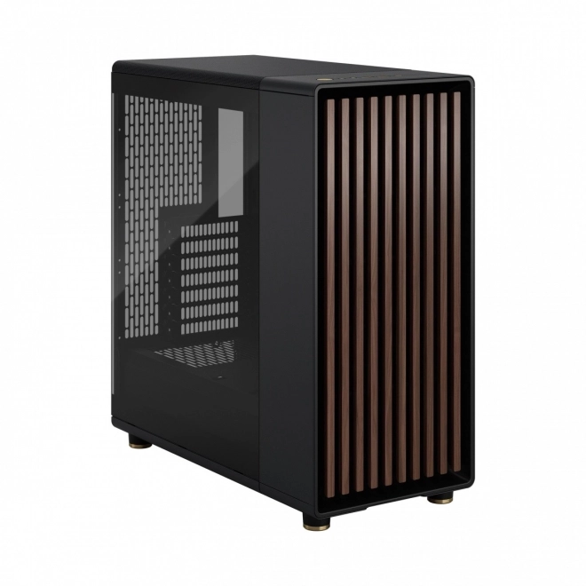 Fractal Design North fekete fa elemekkel