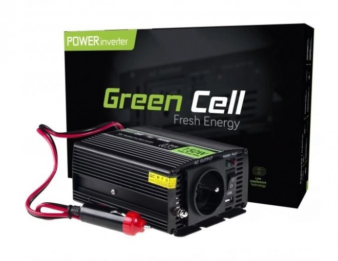 Green Cell autó akkumulátor inverter 12V/230V 150W