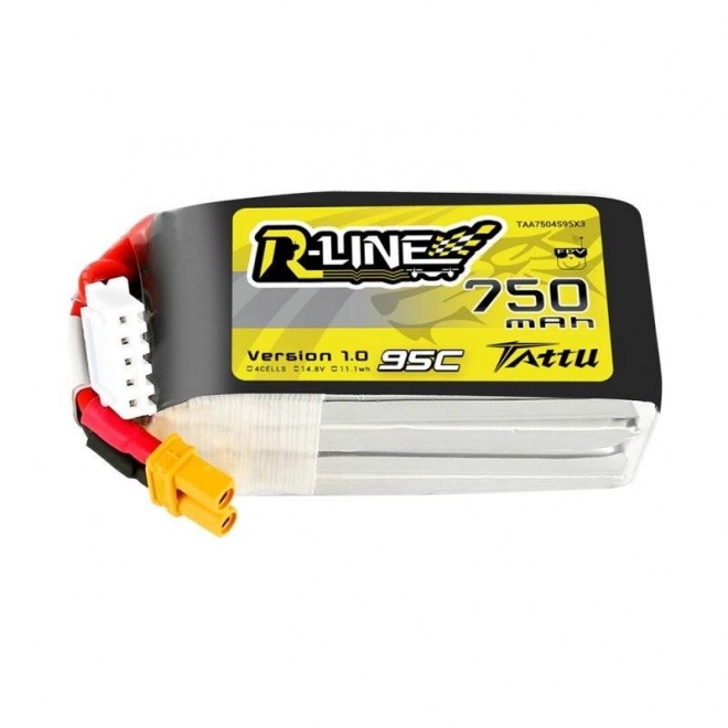 Tattu R-line 750mAh 14,8V 95C 4S drón akkumulátor