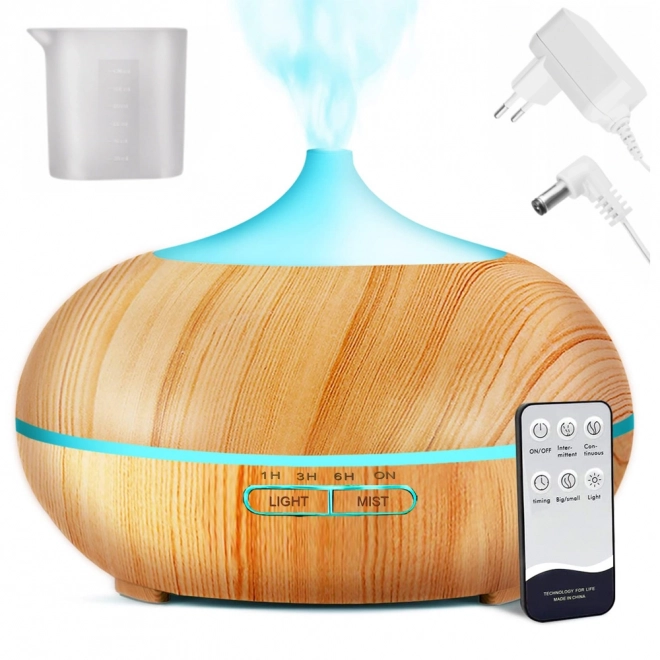 Aromaterápiás levegő párásító időzítős RGB-vel