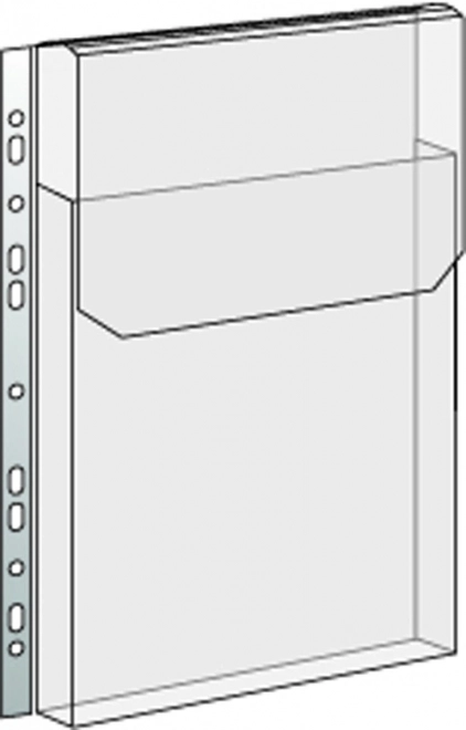 Átlátszó PVC dosszié katalógusokhoz eurofüllel és füllel