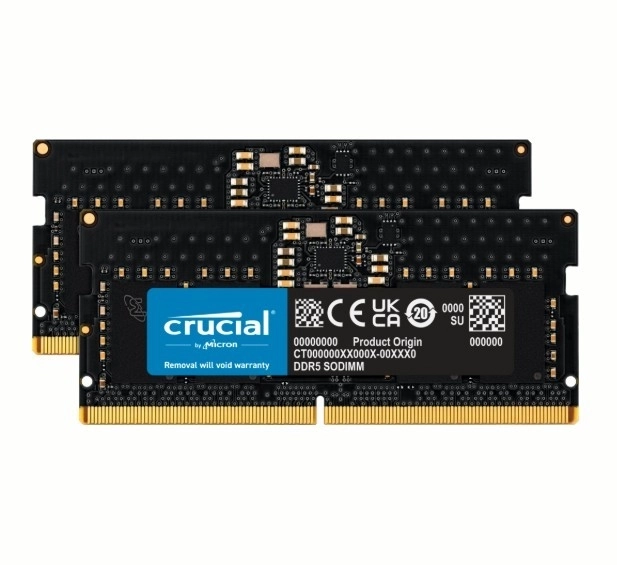 Crucial DDR5 SODIMM 16GB 5600MHz memória