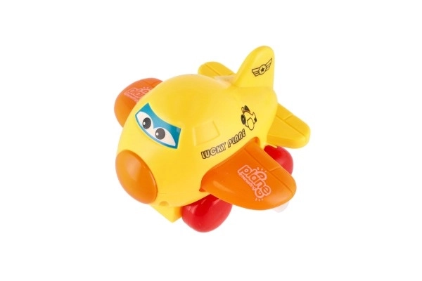 Repülőgép szemekkel, szárnycsapkodó mechanizmussal