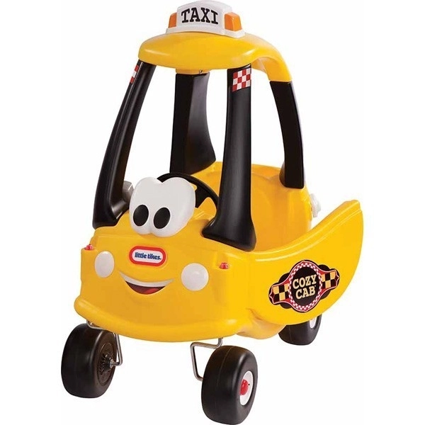 Fekete Taxi Cozy Coupe Járgány – Sárga