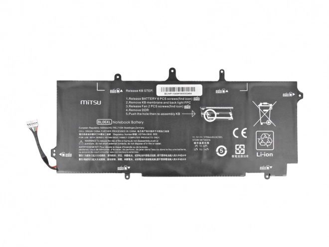 Bateria HP EliteBook Folio 1040