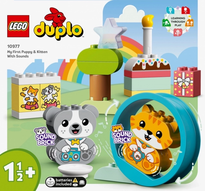 LEGO DUPLO Az első kutyám és cicám hangokkal