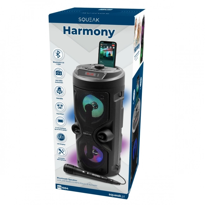 Bluetooth hangszóró Harmony karaoke funkcióval