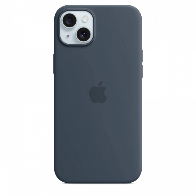Silikon tok MagSafe-val iPhone 15 Plus-hoz - Viharos kék